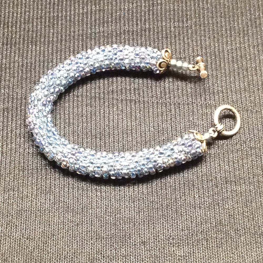 Beautiful Hand Beaded Tubular Bracelet